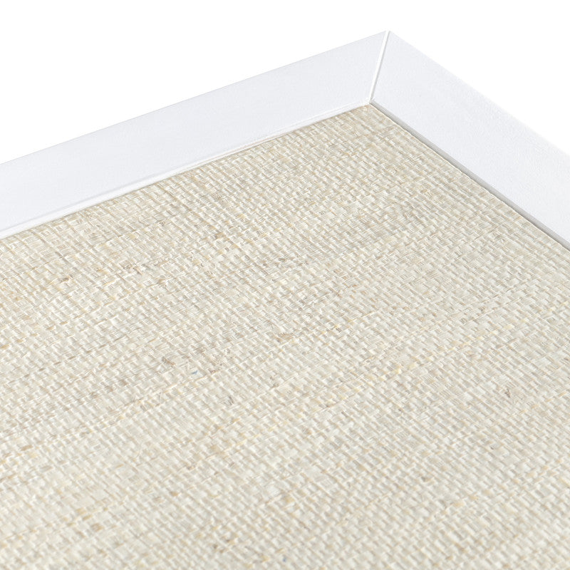 Sandy Shores White/Cream Side Table by Crestview at Eve Furniture