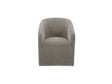 Sandy Taupe Rolling Dining Chair by MOES at Eve Furniture