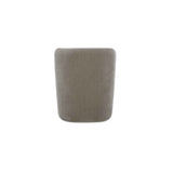 Sandy Taupe Rolling Dining Chair
