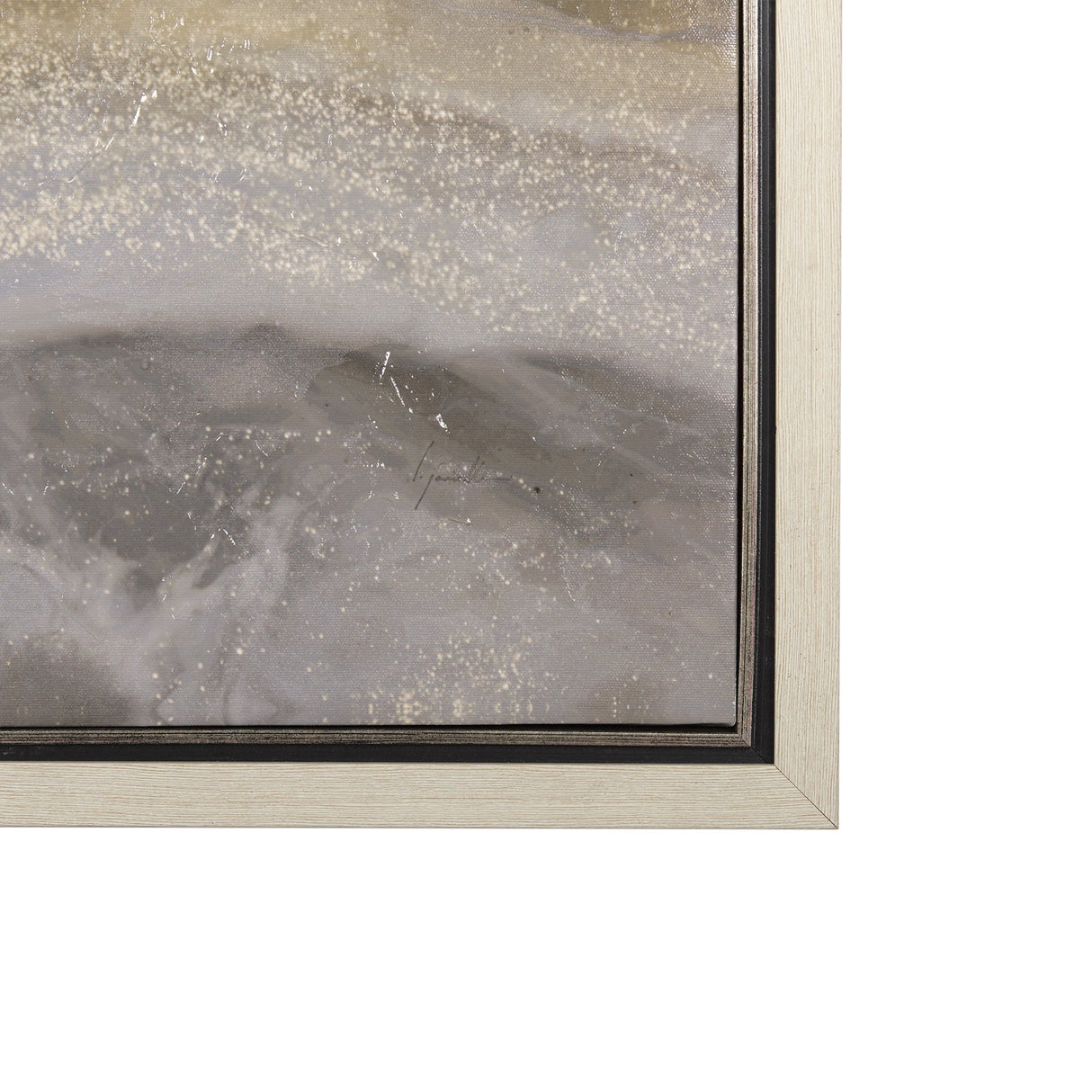 Sandy Waves II by Mercana Studio a Hand Embellished Textured Framed Canvas by Mercana at Eve Furniture