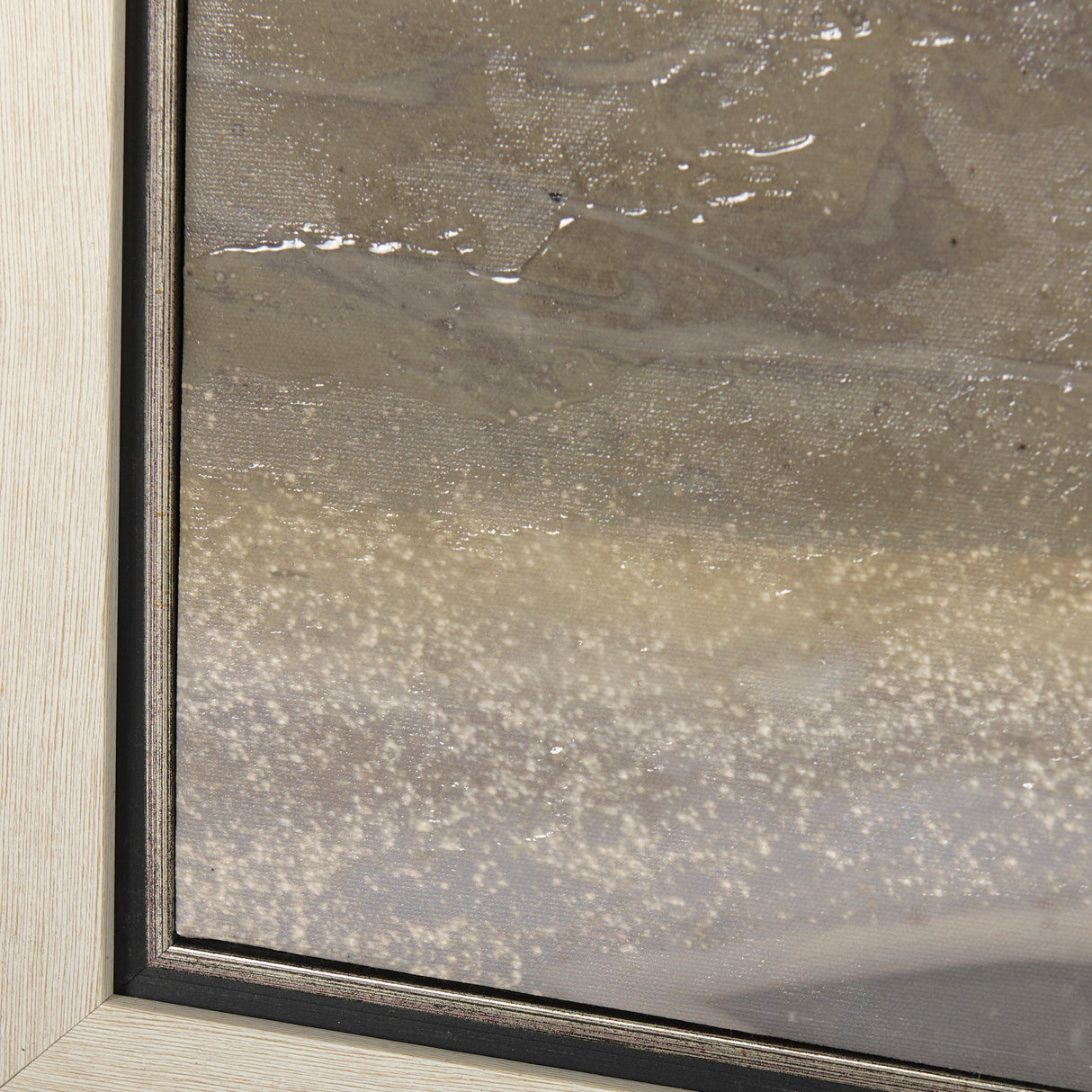 Sandy Waves II by Mercana Studio a Hand Embellished Textured Framed Canvas by Mercana at Eve Furniture