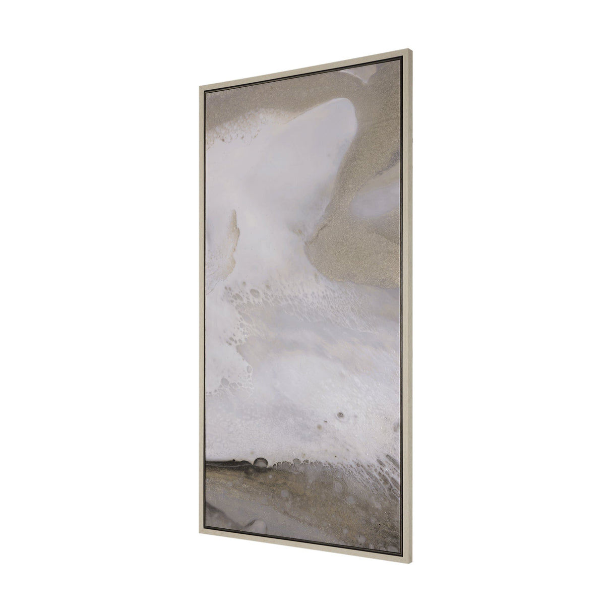Sandy Waves III by Mercana Studio a Hand Embellished Textured Framed Canvas by Mercana at Eve Furniture