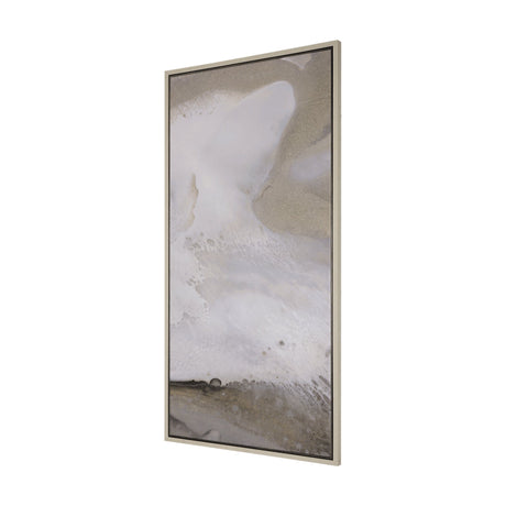 Sandy Waves III by Mercana Studio a Hand Embellished Textured Framed Canvas by Mercana at Eve Furniture