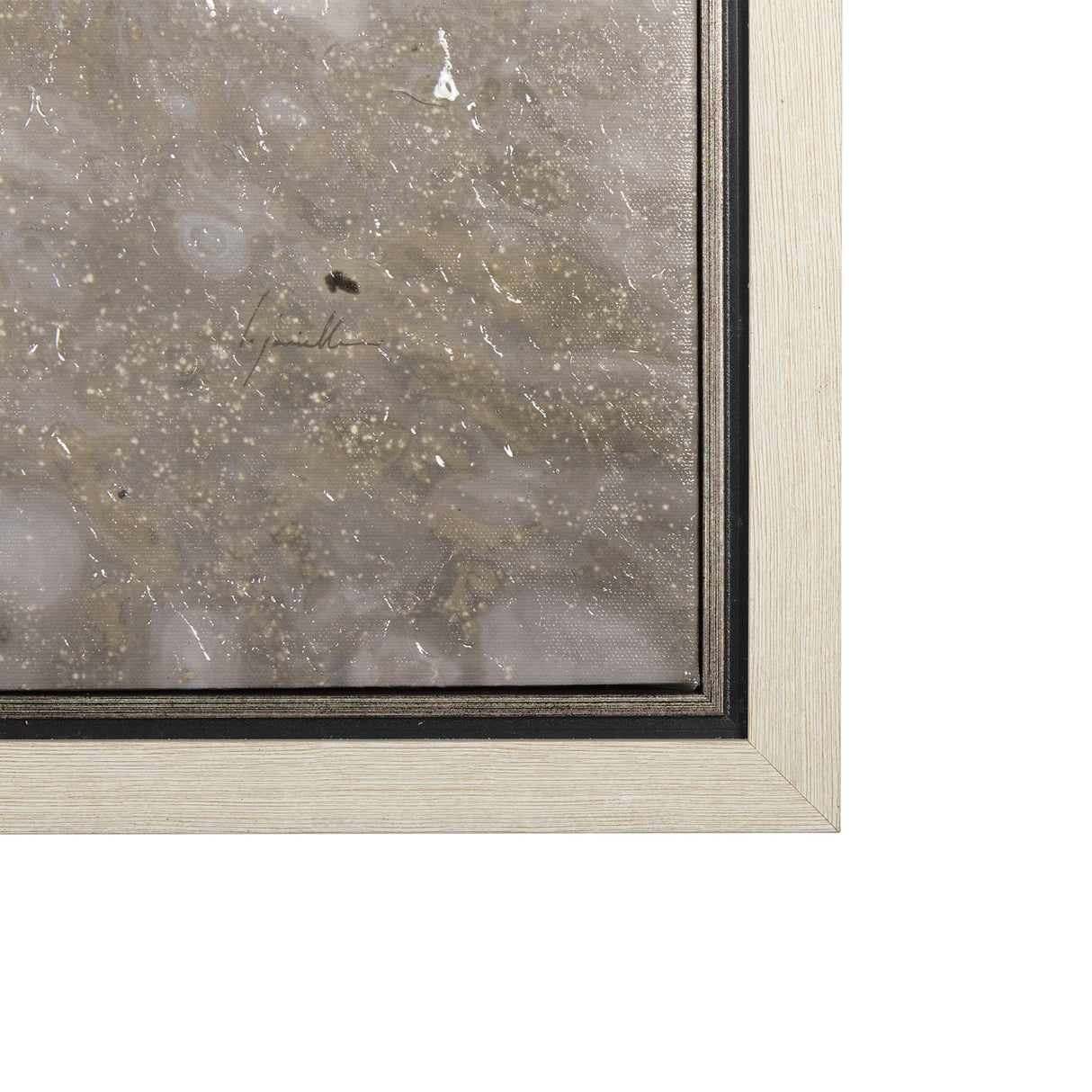 Sandy Waves III by Mercana Studio a Hand Embellished Textured Framed Canvas by Mercana at Eve Furniture