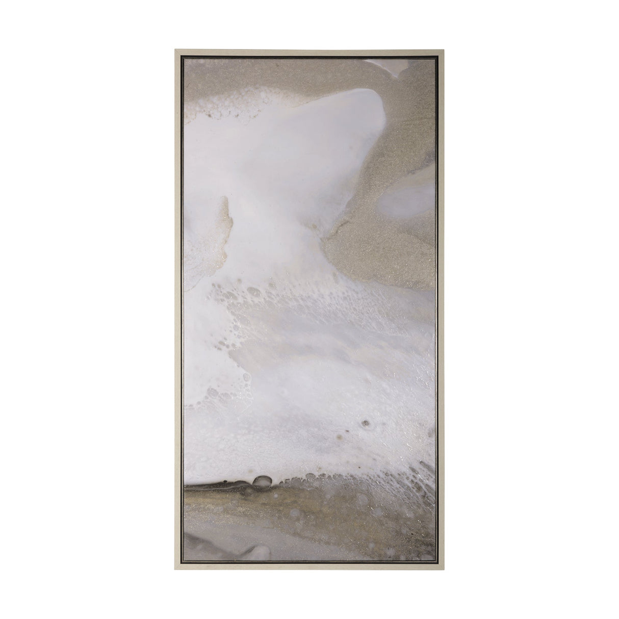 Sandy Waves III by Mercana Studio a Hand Embellished Textured Framed Canvas by Mercana at Eve Furniture