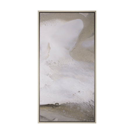 Sandy Waves III by Mercana Studio a Hand Embellished Textured Framed Canvas by Mercana at Eve Furniture