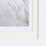 Sandy Waves IV by Mercana Studio a Hand Embellished Textured Framed Art Print Matted under Glass by Mercana at Eve Furniture