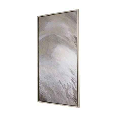 Sandy Waves IV by Mercana Studio a Hand Embellished Textured Framed Canvas by Mercana at Eve Furniture