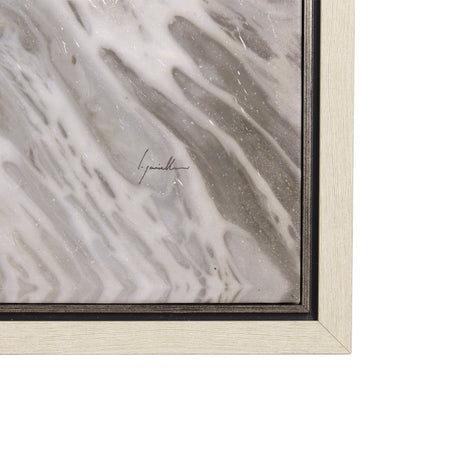 Sandy Waves IV by Mercana Studio a Hand Embellished Textured Framed Canvas by Mercana at Eve Furniture