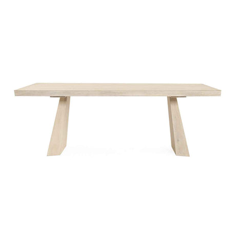 Sanford Cream Washed Dining Table by Classic Home at Eve Furniture