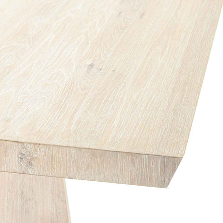 Sanford Dining Table - Cream Washed by Classic Home at Eve Furniture