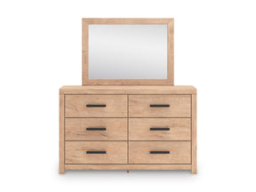 Sanginlane Tan Bedroom Mirror (Mirror Only) by Ashley at Eve Furniture