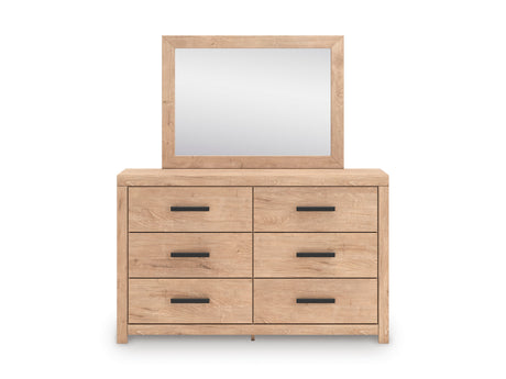 Sanginlane Tan Crossbuck Youth Panel Bedroom Set by Ashley at Eve Furniture
