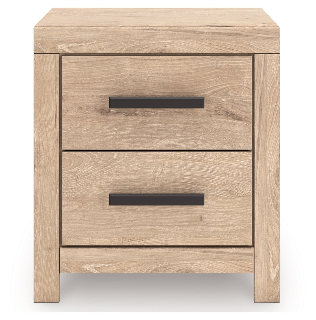 Sanginlane Tan Crossbuck Youth Panel Bedroom Set by Ashley at Eve Furniture