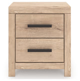 Sanginlane Tan Crossbuck Youth Panel Bedroom Set by Ashley at Eve Furniture