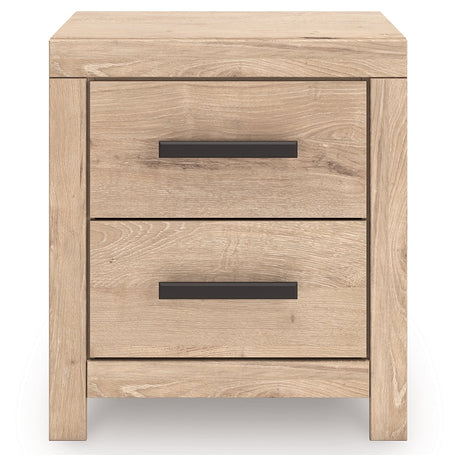 Sanginlane Tan Crossbuck Youth Panel Bedroom Set by Ashley at Eve Furniture