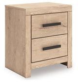 Sanginlane Tan Crossbuck Youth Panel Bedroom Set by Ashley at Eve Furniture