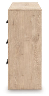 Sanginlane Tan Dresser by Ashley at Eve Furniture