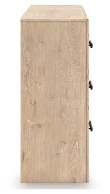 Sanginlane Tan Dresser by Ashley at Eve Furniture