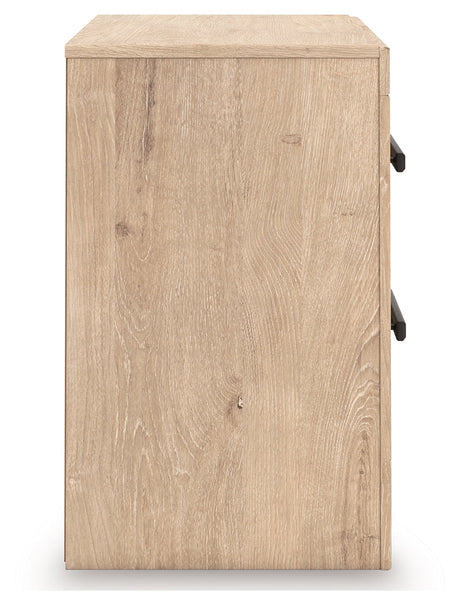 (Special) Sanginlane Tan Nightstand by Ashley at Eve Furniture