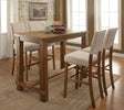 Sania Oak Bar Table by Furniture of America at Eve Furniture