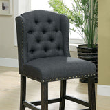 Sania Rustic Counter Height Chair Set of 2 by Furniture of America at Eve Furniture