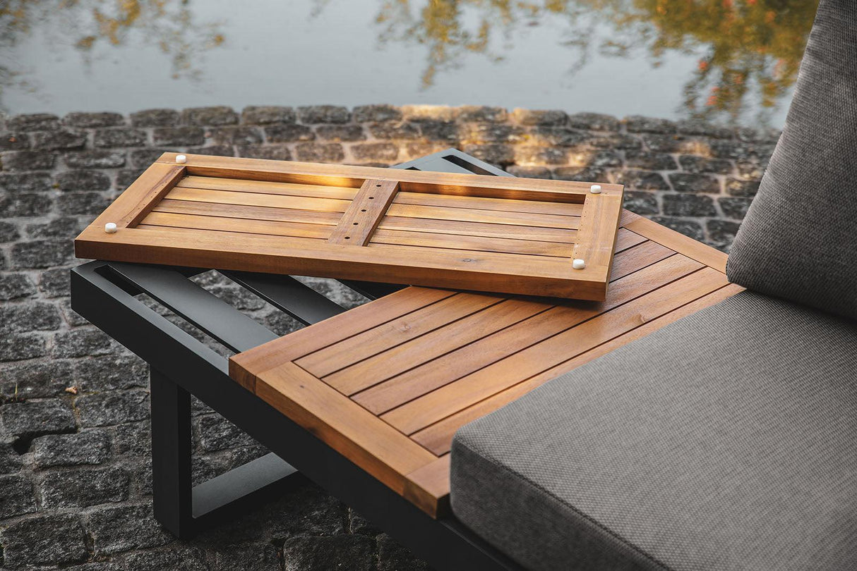 San Jose Gun Metal/Natural/Gray Modular Sectional by Furniture of America at Eve Furniture