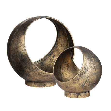 Sansa Gold Containers by Crestview at Eve Furniture