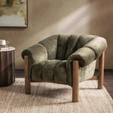 Sansa Olive Green Accent Chair by Classic Home at Eve Furniture