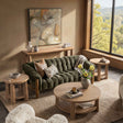 Sansa Olive Green Sofa by Classic Home at Eve Furniture