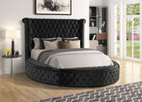 Sansom Black 4-Piece Queen Bedroom Set by Furniture of America at Eve Furniture