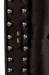 Sansom Black 4-Piece Queen Bedroom Set by Furniture of America at Eve Furniture