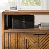 Santa Clara 2 Drawer Nightstand - Caramel Brown by Classic Home at Eve Furniture