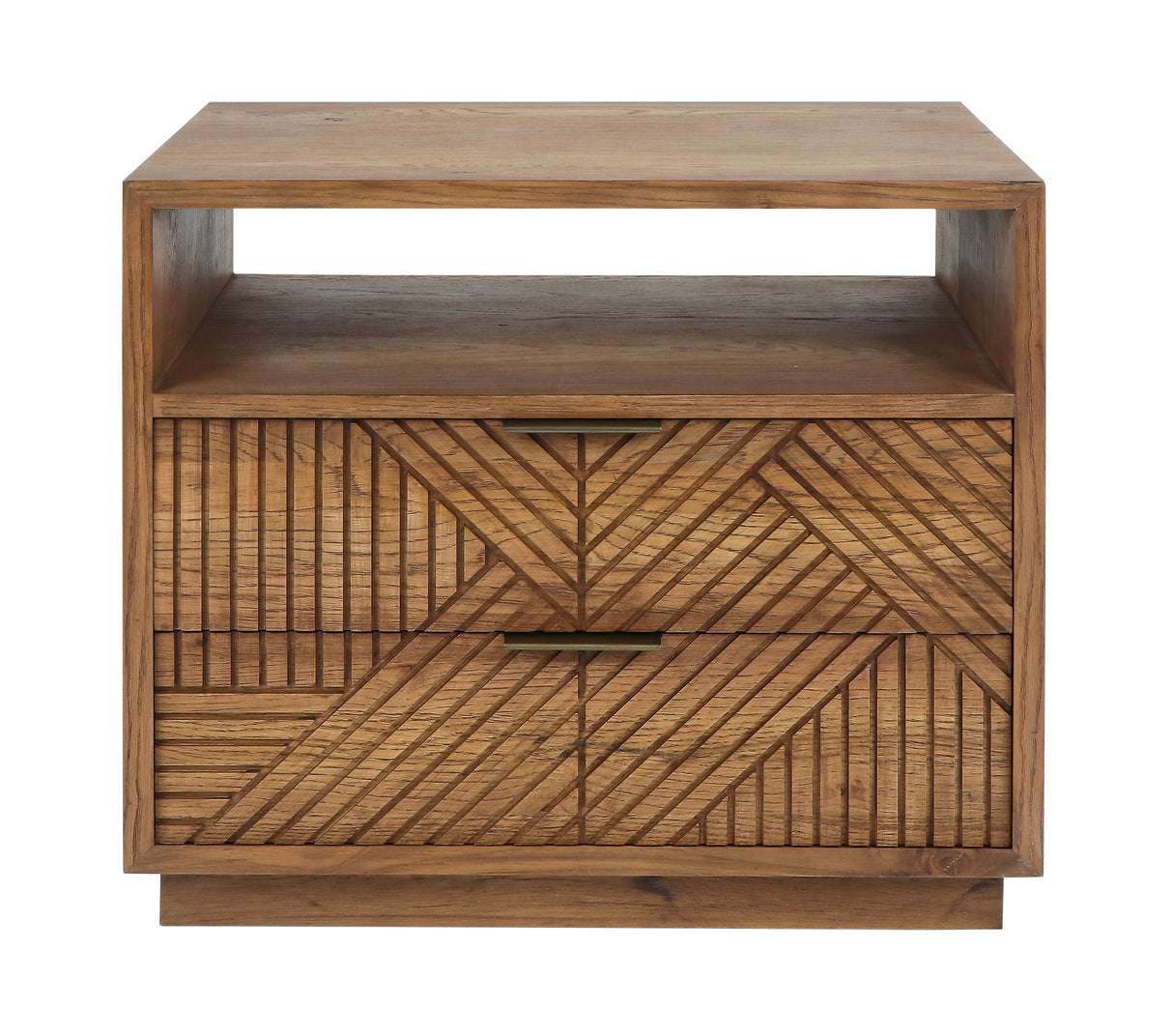 Santa Clara 2 Drawer Nightstand - Caramel Brown by Classic Home at Eve Furniture