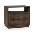 Santa Clara 2 Drawer Nightstand - Toasted Brown by Classic Home at Eve Furniture