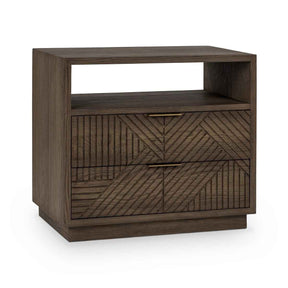 Santa Clara 2 Drawer Nightstand - Toasted Brown by Classic Home at Eve Furniture