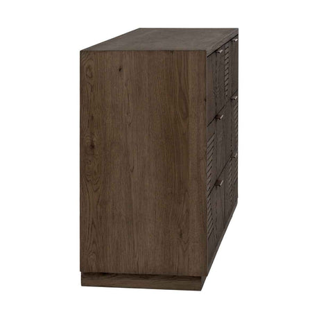 Santa Clara 6 Drawer Dresser - Toasted Brown by Classic Home at Eve Furniture