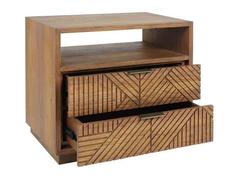 Santa Clara Caramel Brown Nightstand by Classic Home at Eve Furniture