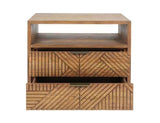 Santa Clara Caramel Brown Nightstand by Classic Home at Eve Furniture