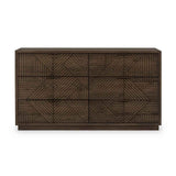 Santa Clara Toasted Brown 6 Drawer Dresser by Classic Home at Eve Furniture