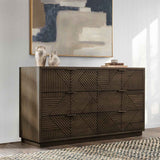 Santa Clara Toasted Brown 6 Drawer Dresser by Classic Home at Eve Furniture