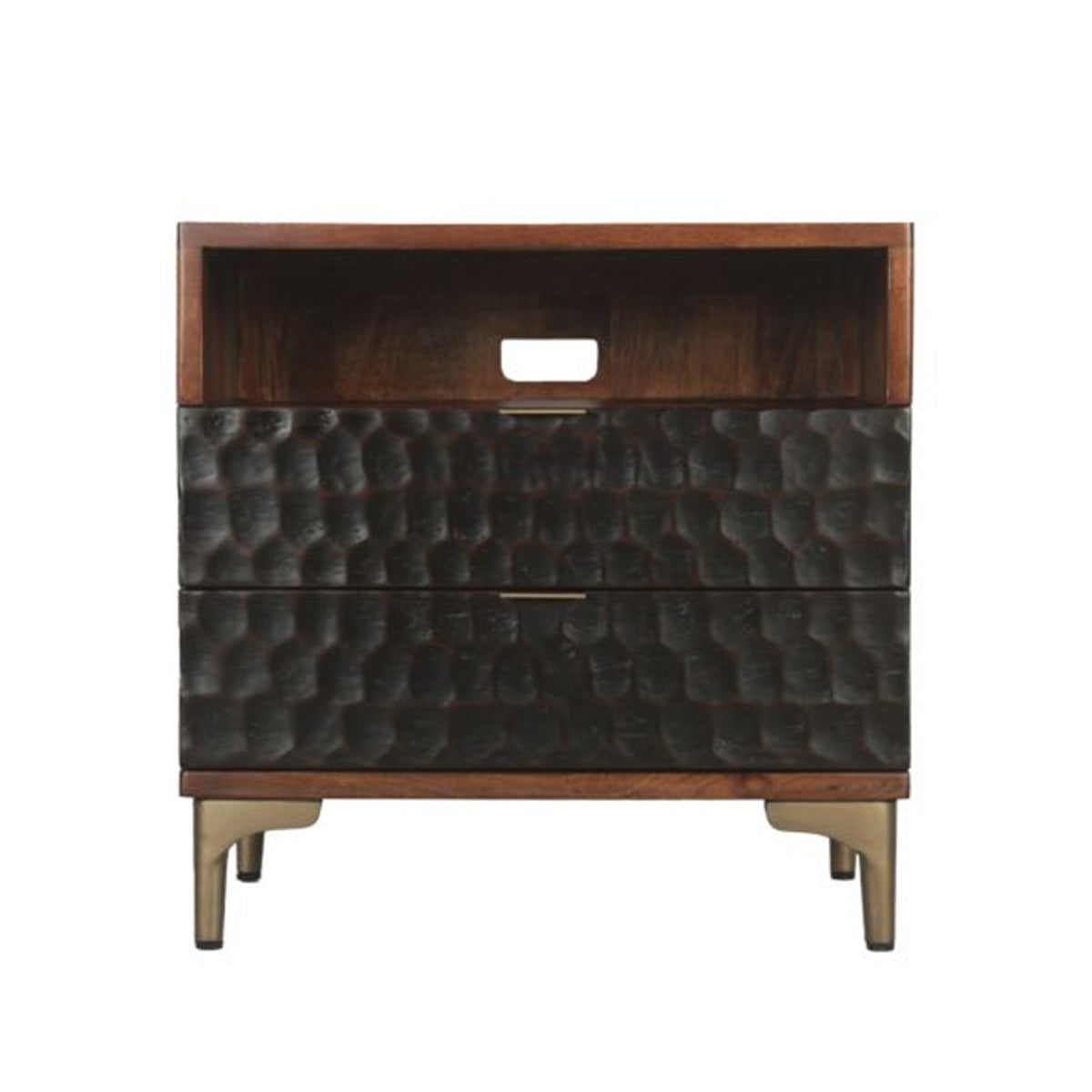 Santa Cruz 26" Nightstand in Two Tone by Home Trends & Design at Eve Furniture