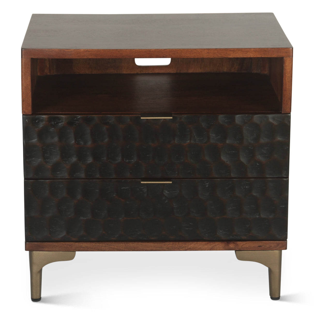 Santa Cruz 26" Nightstand in Two Tone by Home Trends & Design at Eve Furniture
