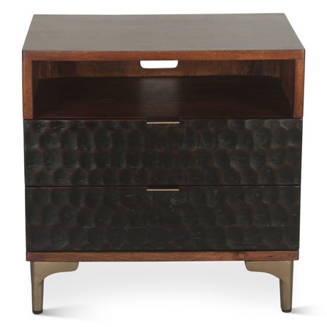Santa Cruz 26" Nightstand in Two Tone by Home Trends & Design at Eve Furniture
