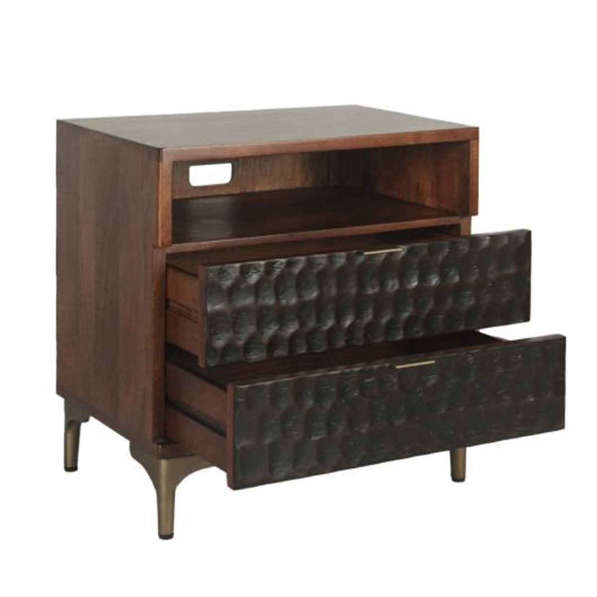 Santa Cruz 26" Nightstand in Two Tone by Home Trends & Design at Eve Furniture