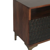 Santa Cruz 26" Nightstand in Two Tone by Home Trends & Design at Eve Furniture