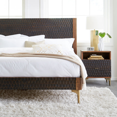 Santa Cruz 26" Nightstand in Two Tone by Home Trends & Design at Eve Furniture