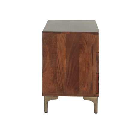 Santa Cruz 26" Nightstand in Two Tone by Home Trends & Design at Eve Furniture