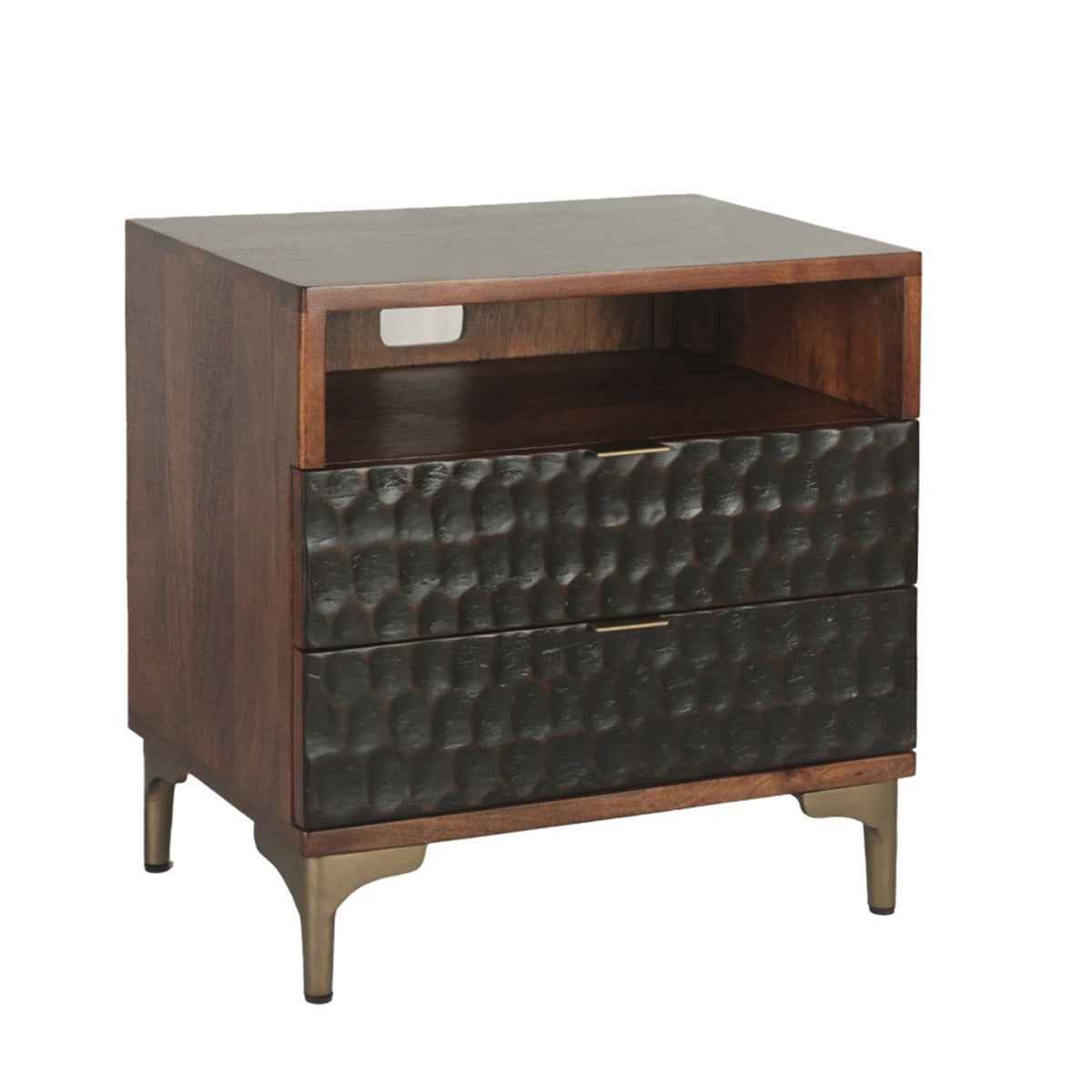 Santa Cruz 26" Nightstand in Two Tone by Home Trends & Design at Eve Furniture