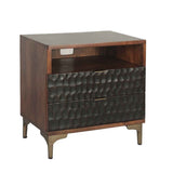 Santa Cruz 26" Nightstand in Two Tone by Home Trends & Design at Eve Furniture